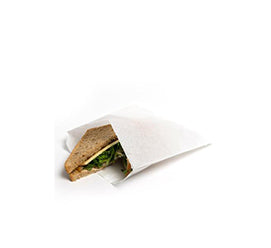 Greaseproof White Paper Bags