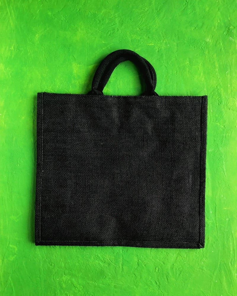Black jute bags hotsell