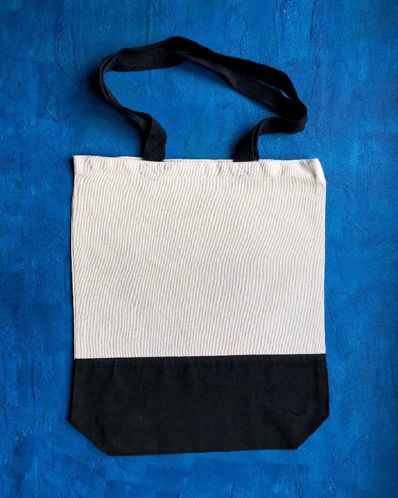 Two tone canvas bag hotsell
