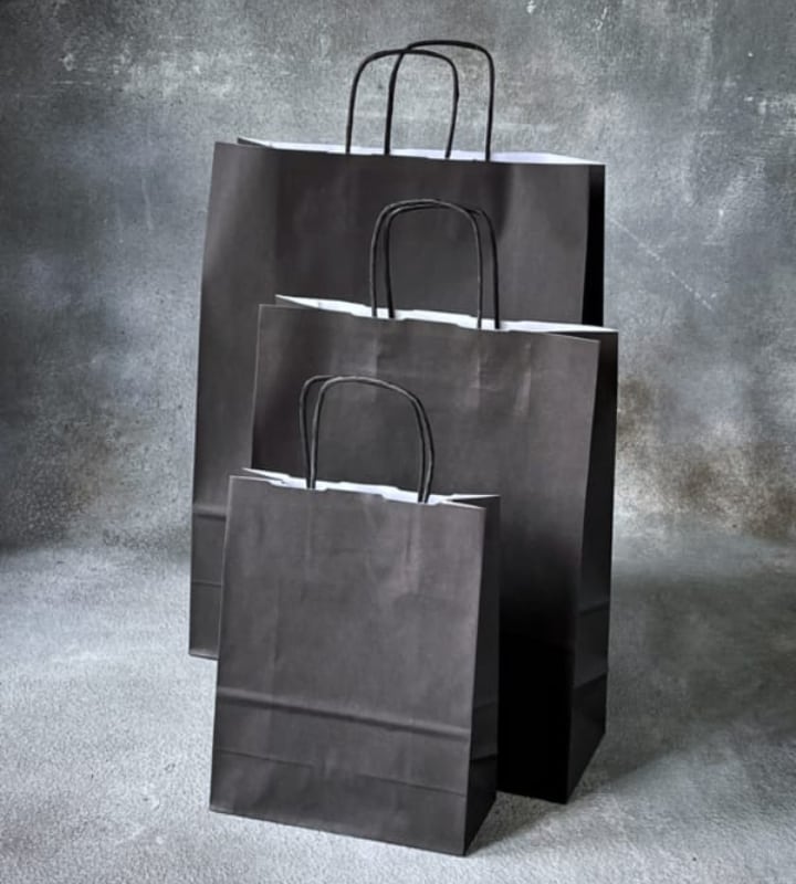 FSC® Coloured Twisted Handle Kraft Paper Bags