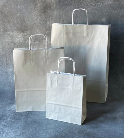 FSC® Coloured Twisted Handle Kraft Paper Bags